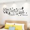 Live Laugh Love Mirror Decal, Inspirational Wall Stencils Peel and Stick Quotes, Decorative Wall Stickers Decor Living Room, Motivational Sayings Words for Bedroom Home Wall Art, Silver